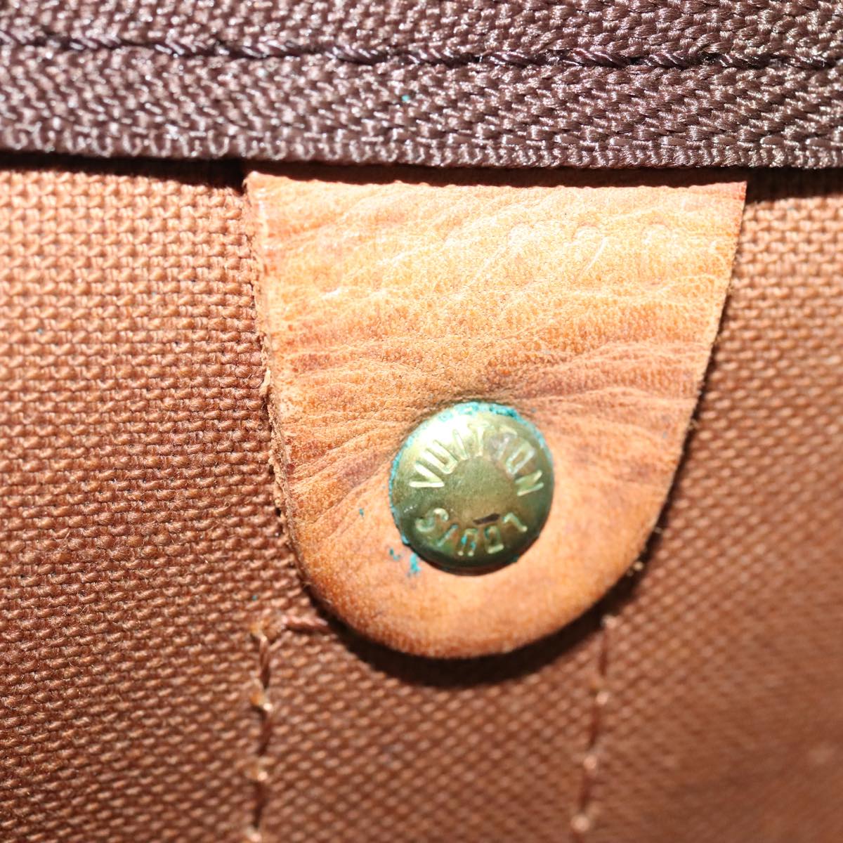LOUIS VUITTON Monogram Keepall 45 Boston Bag M41428 LV tb1186