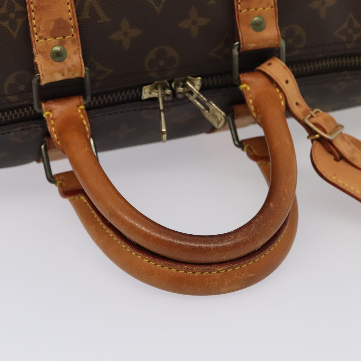LOUIS VUITTON Monogram Keepall 45 Boston Bag M41428 LV tb1186