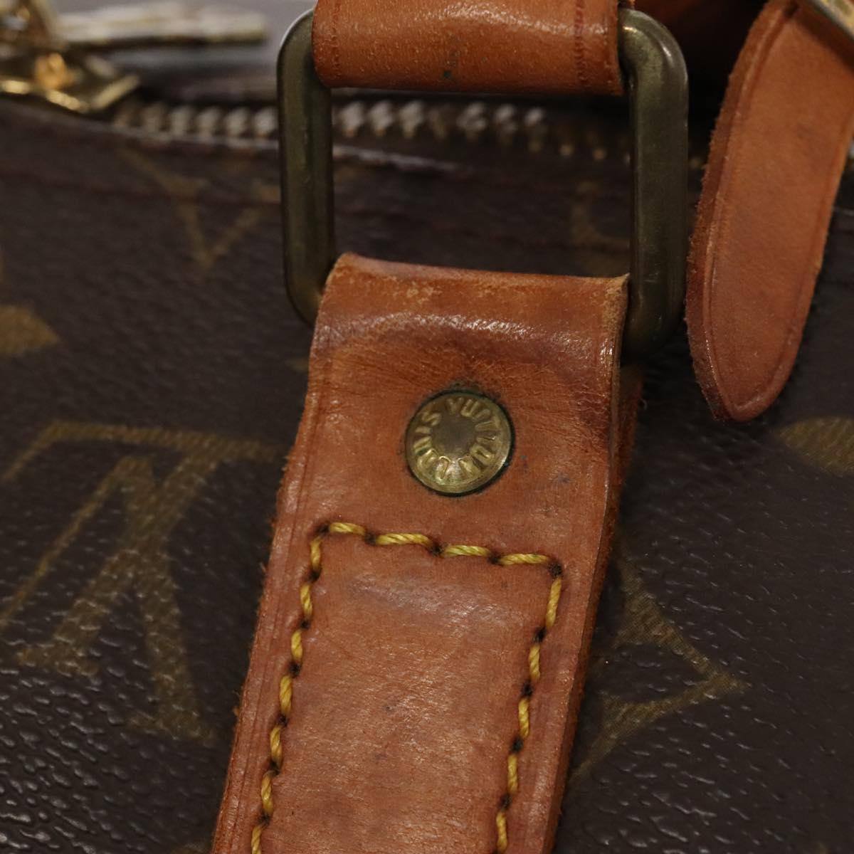 LOUIS VUITTON Monogram Keepall 50 Boston Bag M41426 LV tb1187