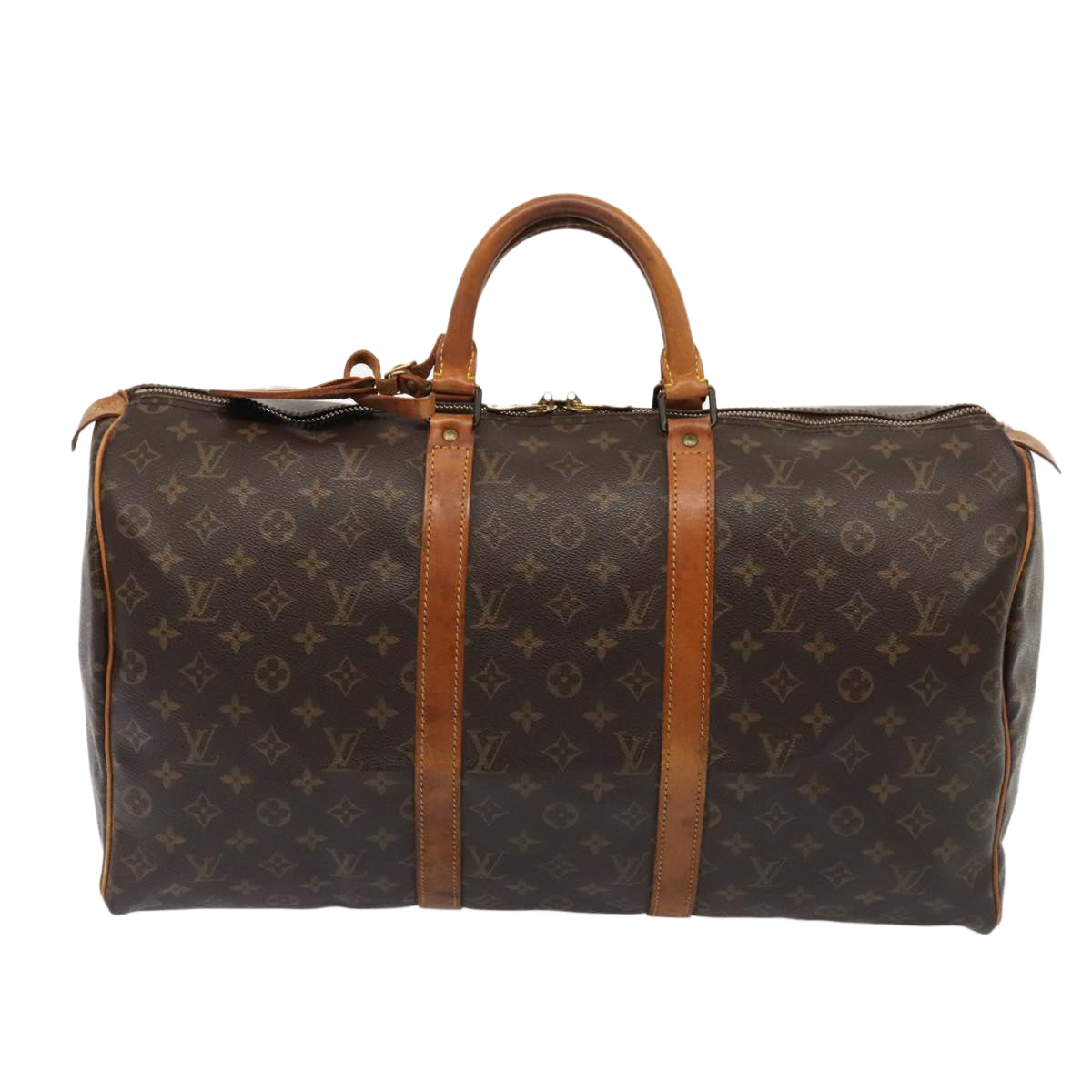 LOUIS VUITTON Monogram Keepall 50 Boston Bag M41426 LV tb1187