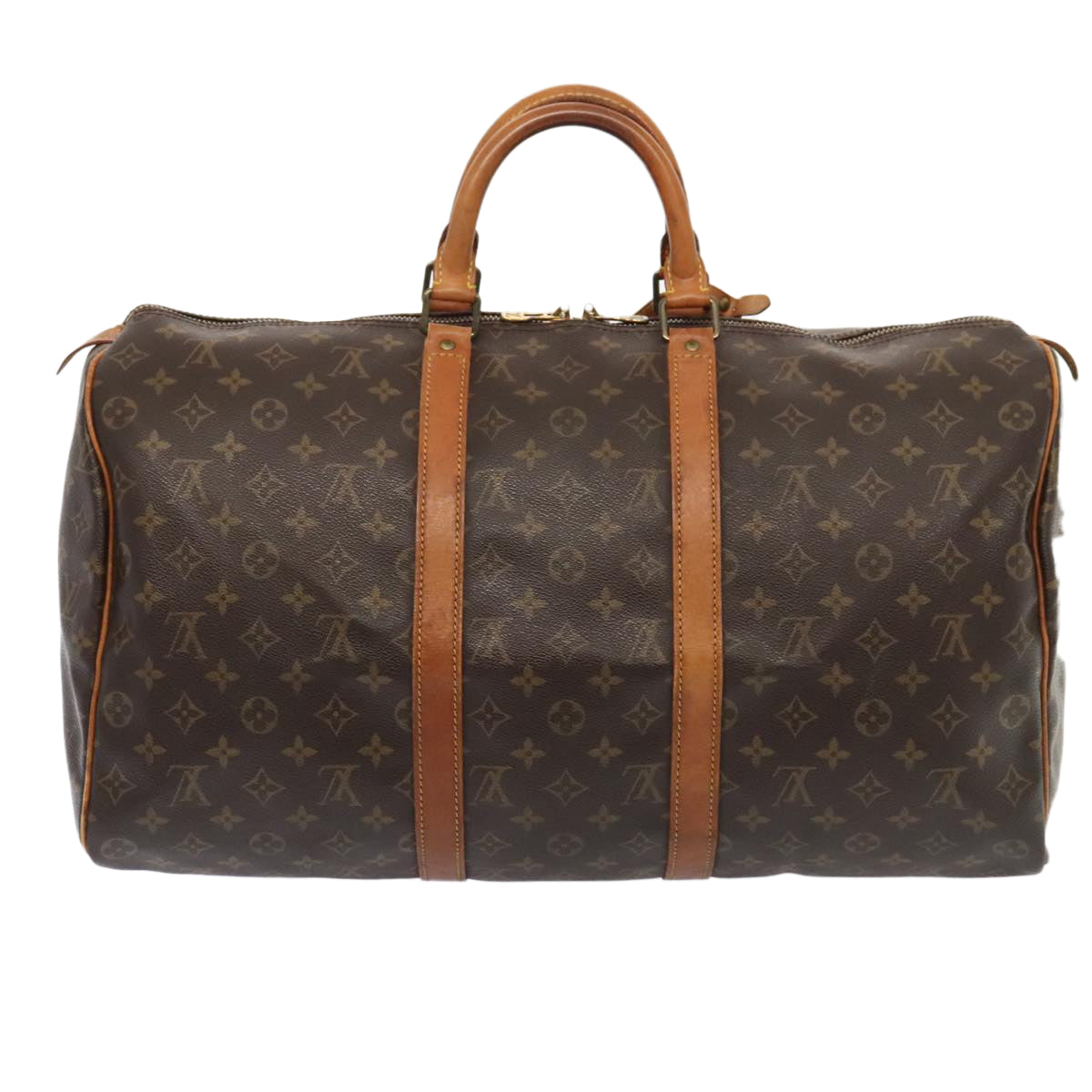 LOUIS VUITTON Monogram Keepall 50 Boston Bag M41426 LV tb1187