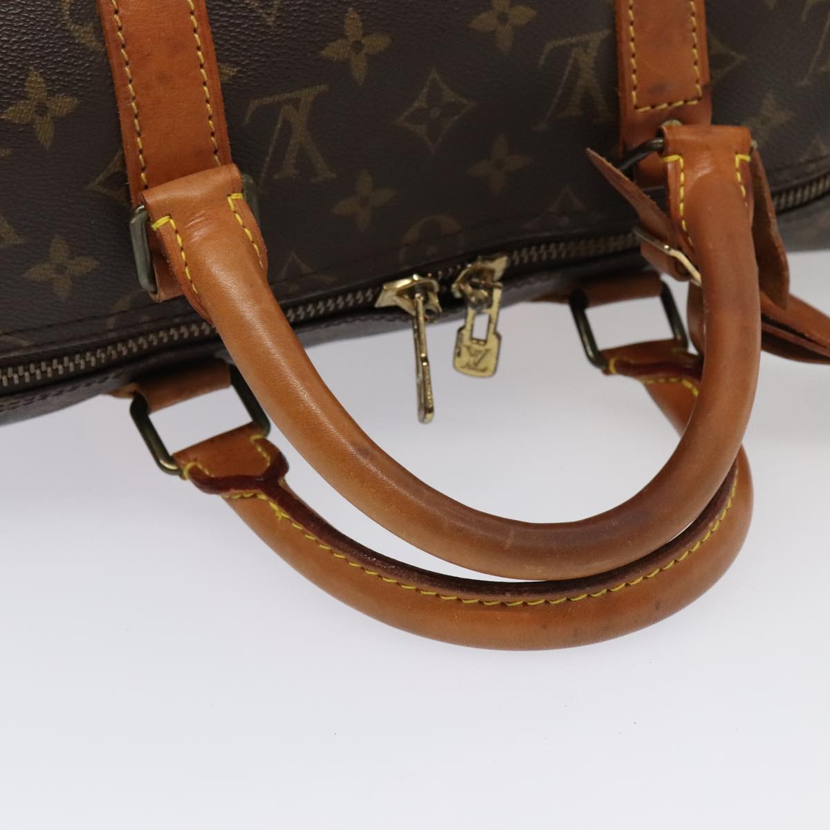 LOUIS VUITTON Monogram Keepall 50 Boston Bag M41426 LV tb1187