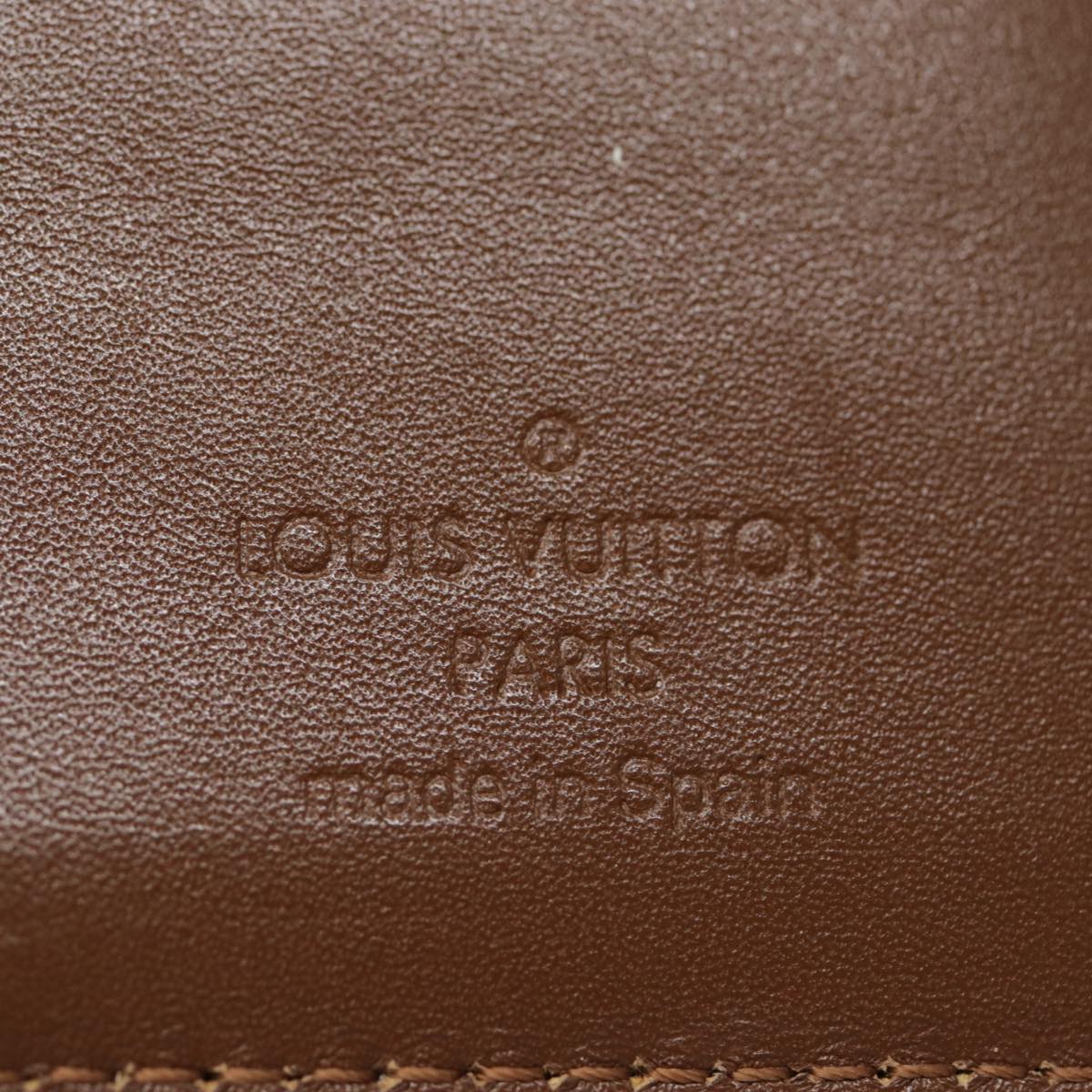 LOUIS VUITTON Vernis Agenda PM Day Planner Cover Bronze R21004 LV tb1191