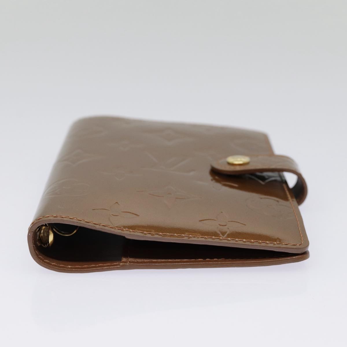 LOUIS VUITTON Vernis Agenda PM Day Planner Cover Bronze R21004 LV tb1191
