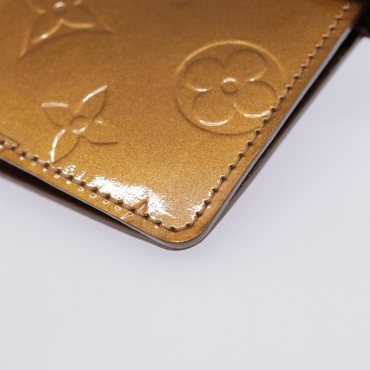 LOUIS VUITTON Vernis Agenda PM Day Planner Cover Bronze R21004 LV tb1191