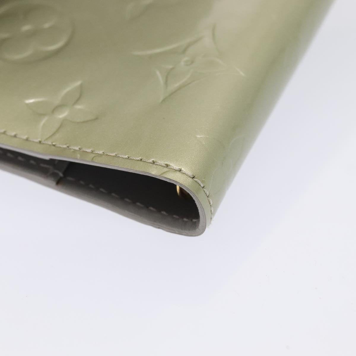 LOUIS VUITTON Vernis Agenda PM Day Planner Cover Gris R21001 LV tb1193