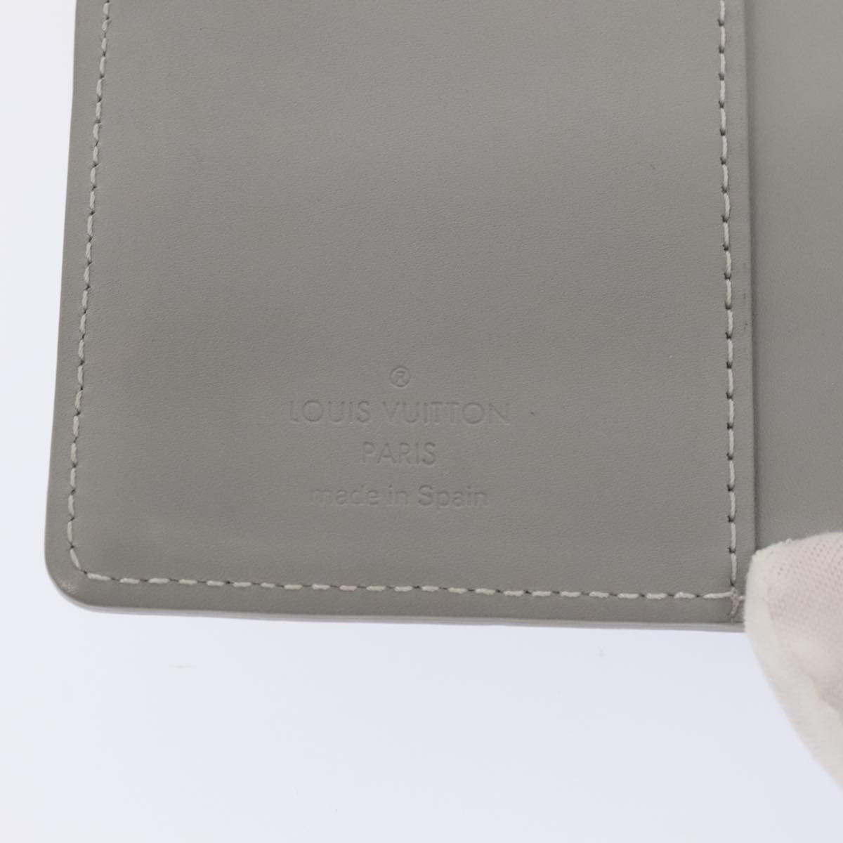 LOUIS VUITTON Vernis Agenda PM Day Planner Cover Gris R21001 LV tb1193