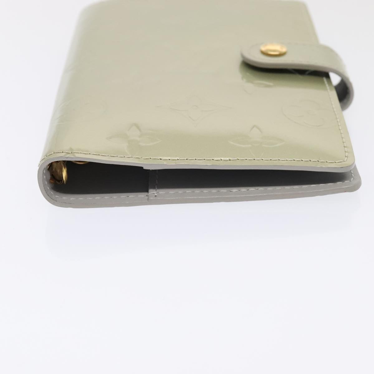 LOUIS VUITTON Vernis Agenda PM Day Planner Cover Gris R21001 LV tb1193