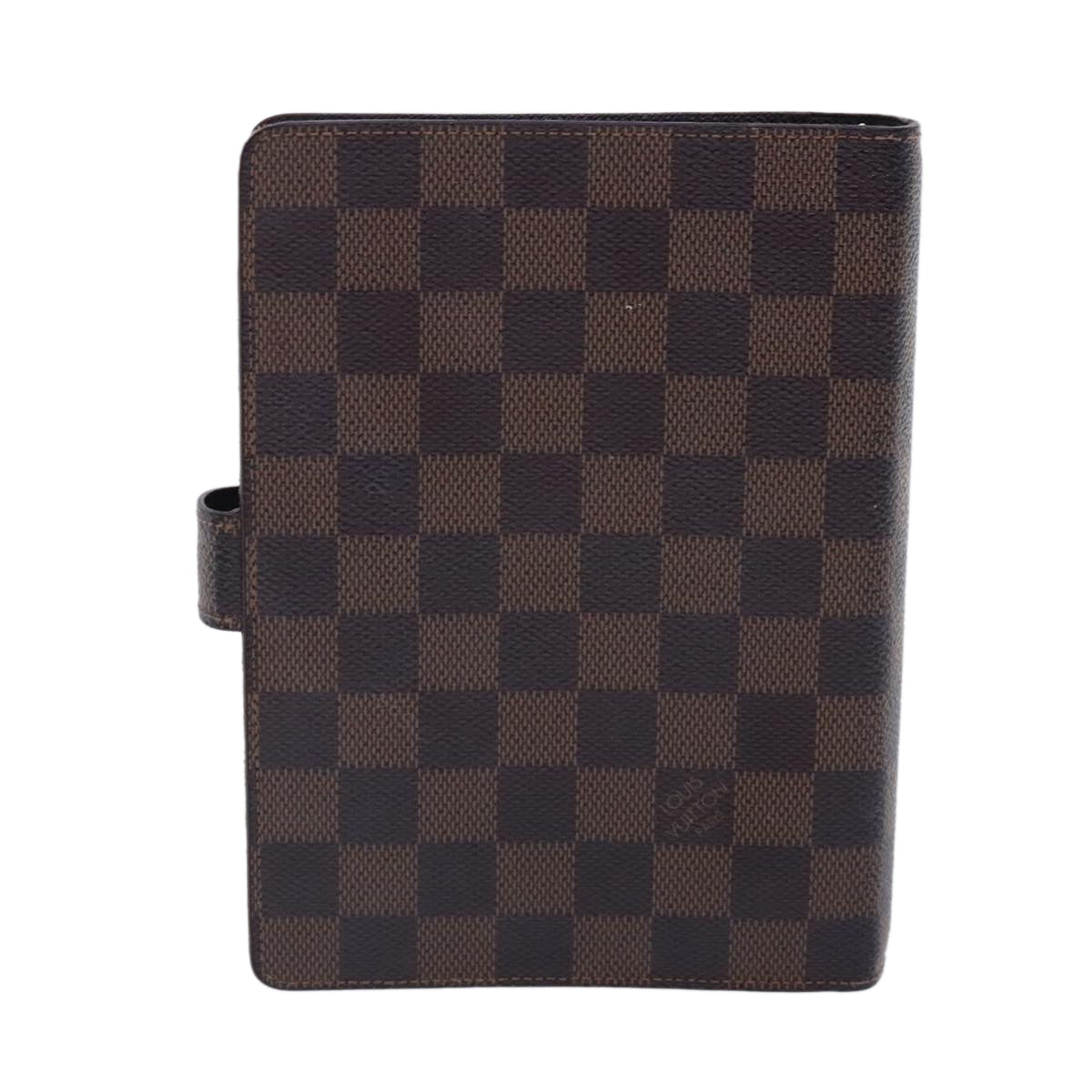 LOUIS VUITTON Damier Ebene Agenda MM Day Planner Cover R20240 LV tb1245