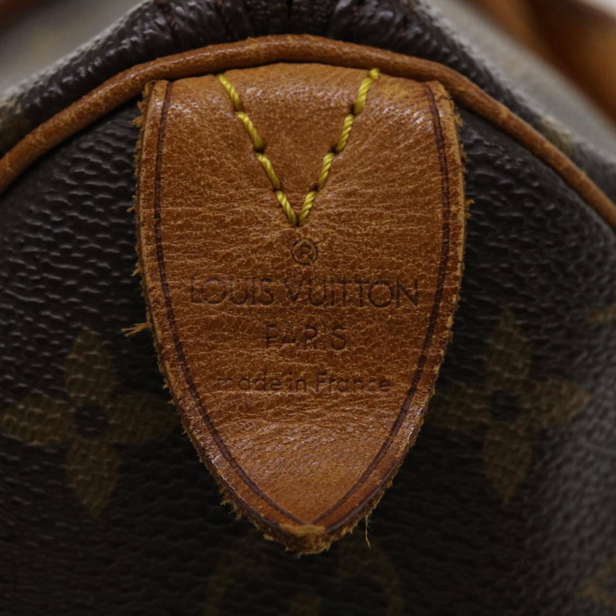 LOUIS VUITTON Monogram Speedy 35 Hand Bag M41524 LV tb437