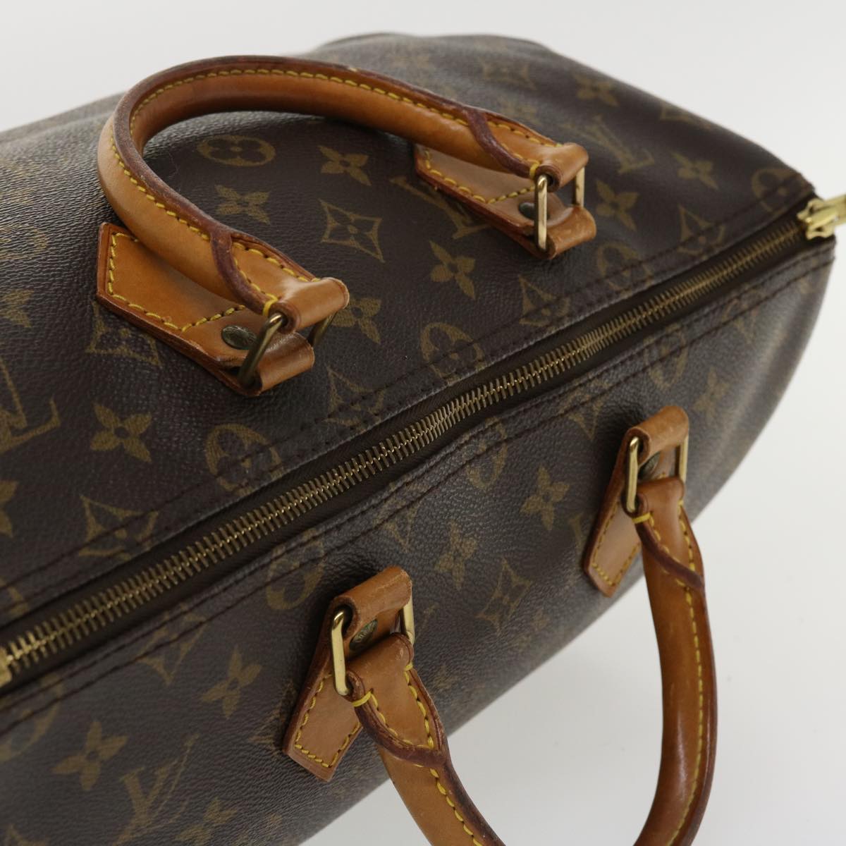 LOUIS VUITTON Monogram Speedy 35 Hand Bag M41524 LV tb437