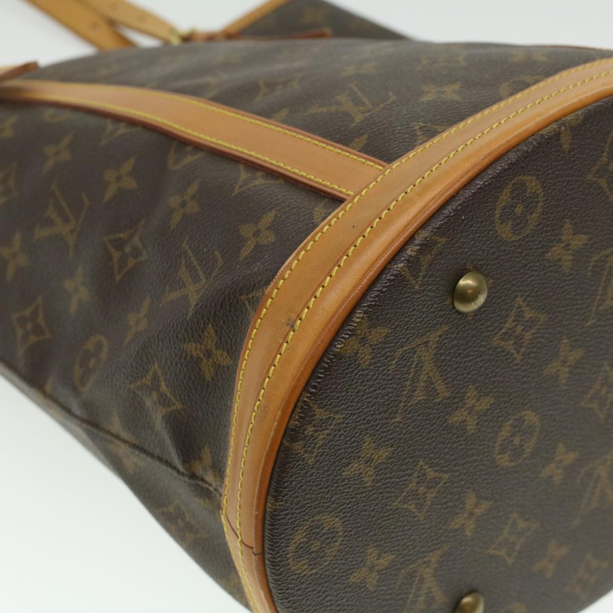 LOUIS VUITTON Monogram Bucket GM Shoulder Bag M42236 LV tb502