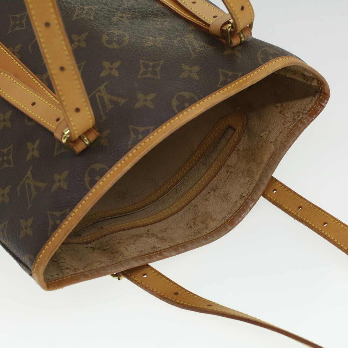 LOUIS VUITTON Monogram Bucket GM Shoulder Bag M42236 LV tb502