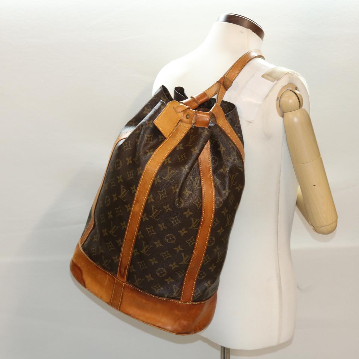 LOUIS VUITTON Monogram Randonnee GM Shoulder Bag M42244 LV tb714