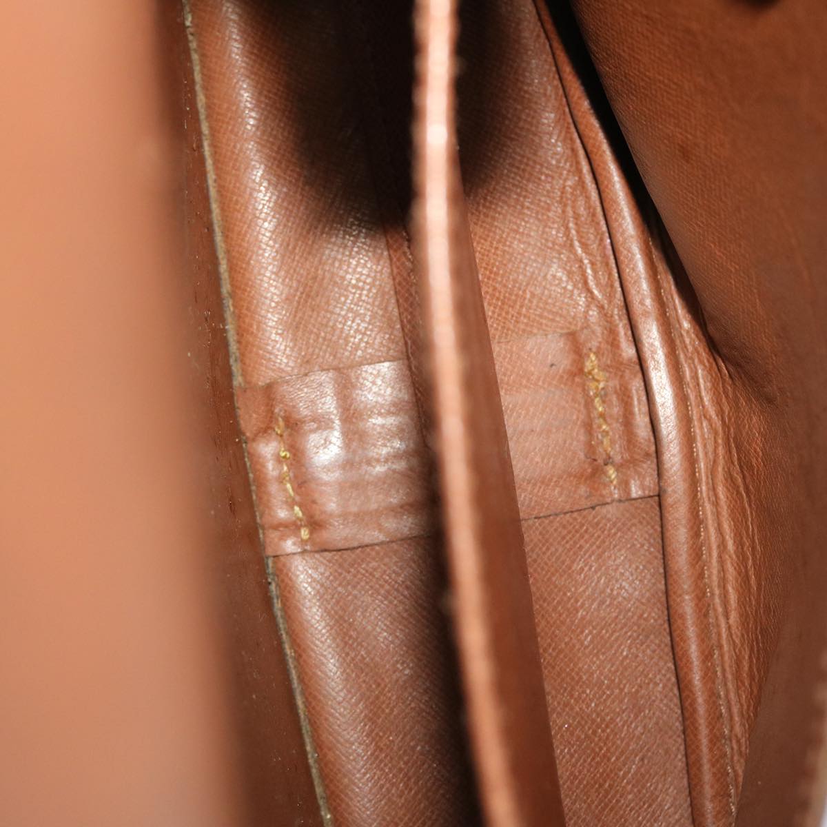 LOUIS VUITTON Monogram Cartouchiere MM Shoulder Bag M51253 LV tb723