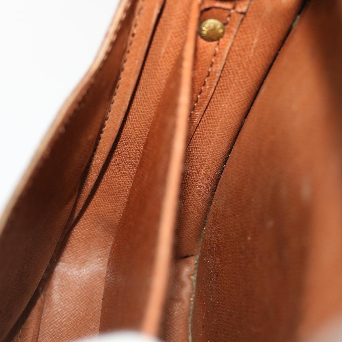 LOUIS VUITTON Monogram Cartouchiere MM Shoulder Bag M51253 LV tb723