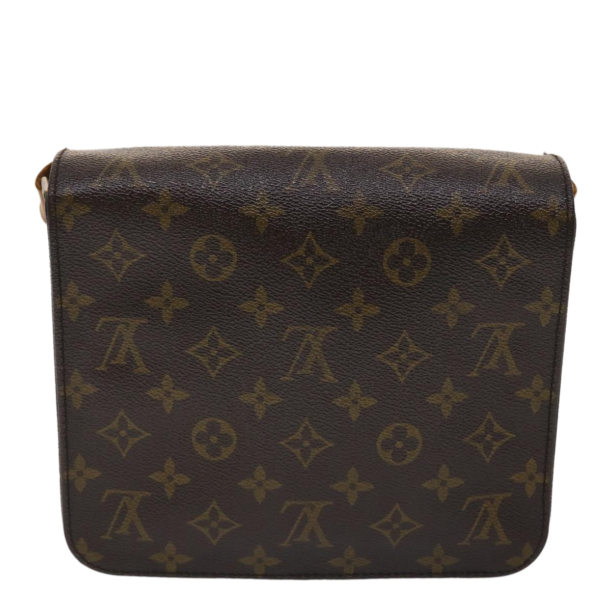 LOUIS VUITTON Monogram Cartouchiere MM Shoulder Bag M51253 LV tb723