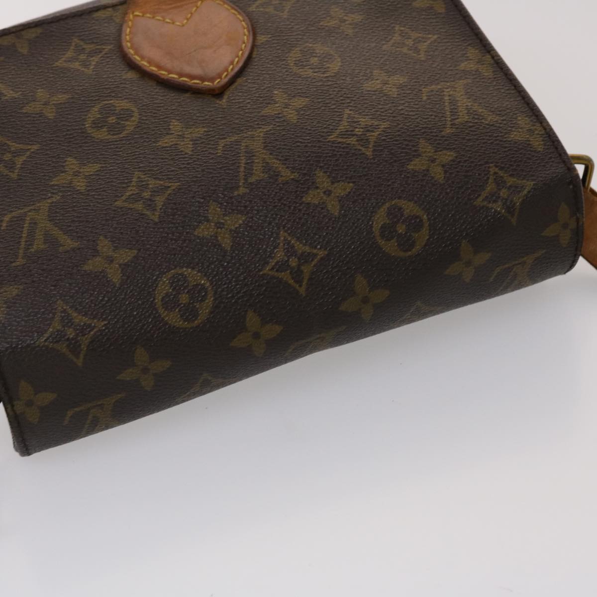 LOUIS VUITTON Monogram Cartouchiere MM Shoulder Bag M51253 LV tb723
