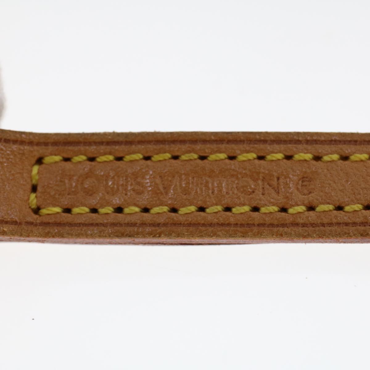 LOUIS VUITTON Shoulder Strap Leather 44.5"" Beige LV tb729