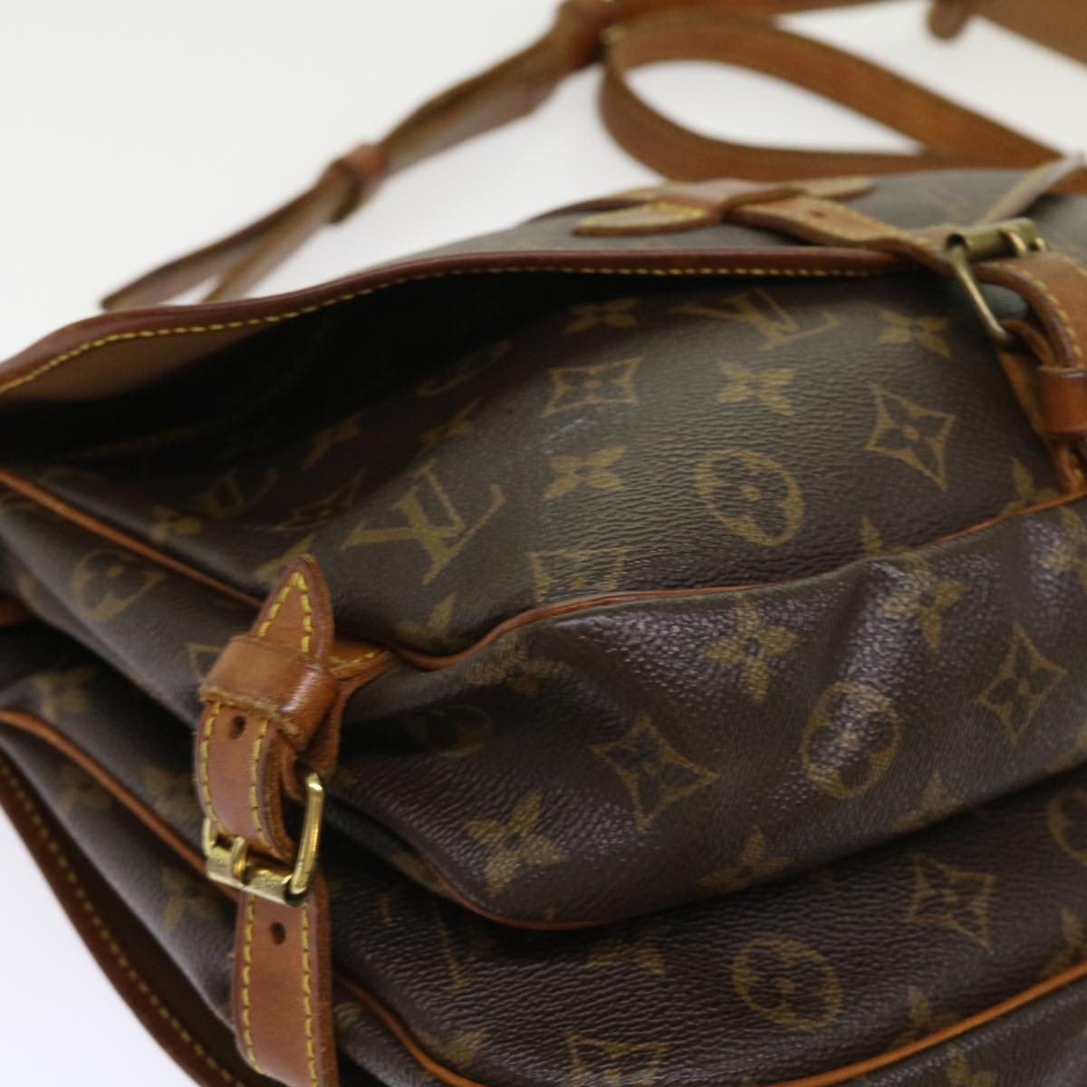 LOUIS VUITTON Monogram Saumur 30 Shoulder Bag M42256 LV tb875