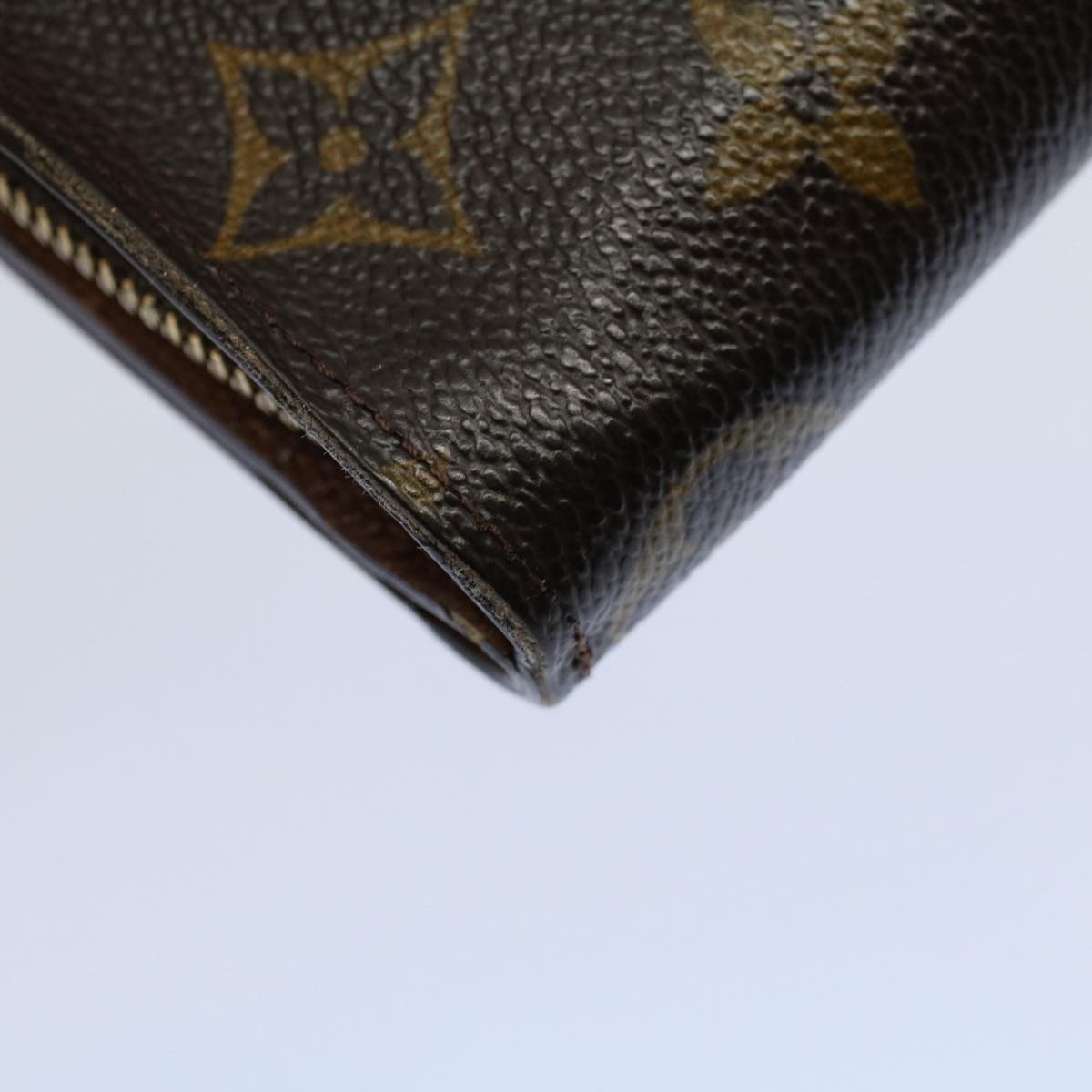LOUIS VUITTON Monogram Compact Zip Wallet M61667 LV tb877