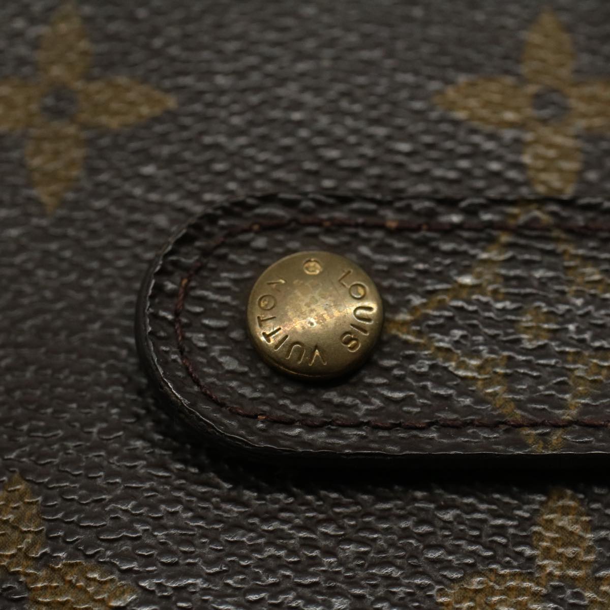 LOUIS VUITTON Monogram Compact Zip Wallet M61667 LV tb877