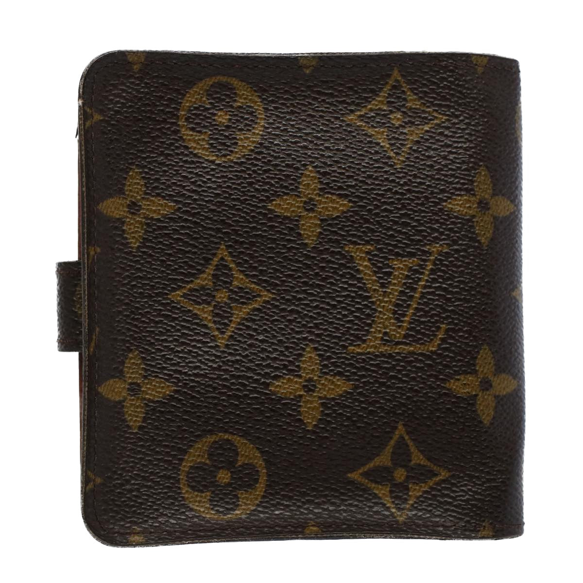 LOUIS VUITTON Monogram Compact Zip Wallet M61667 LV tb877