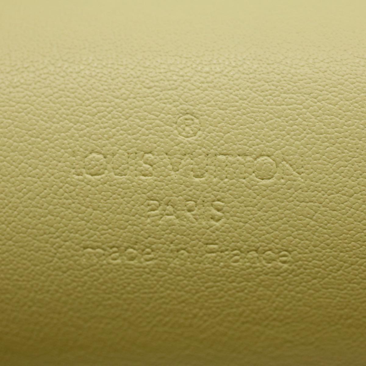 LOUIS VUITTON Monogram Vernis Spring Street Hand Bag Yellow M91068 LV tb889