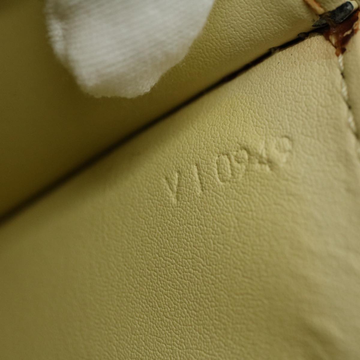 LOUIS VUITTON Monogram Vernis Spring Street Hand Bag Yellow M91068 LV tb889