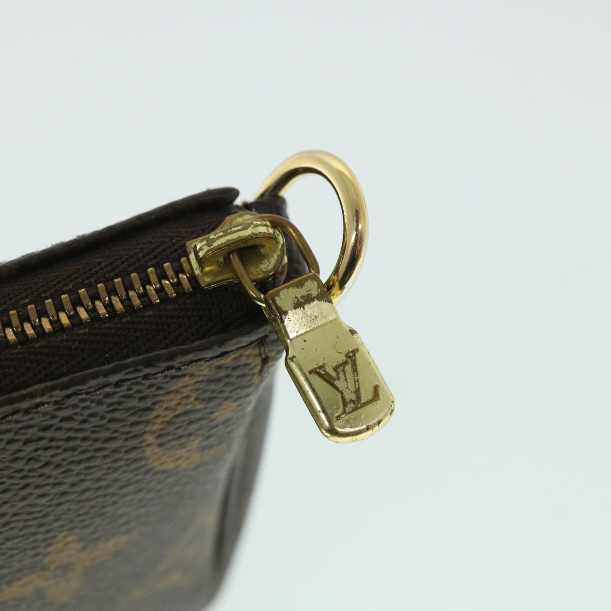 LOUIS VUITTON Monogram Mini Pochette Accessoires Pouch M95804 LV tb898