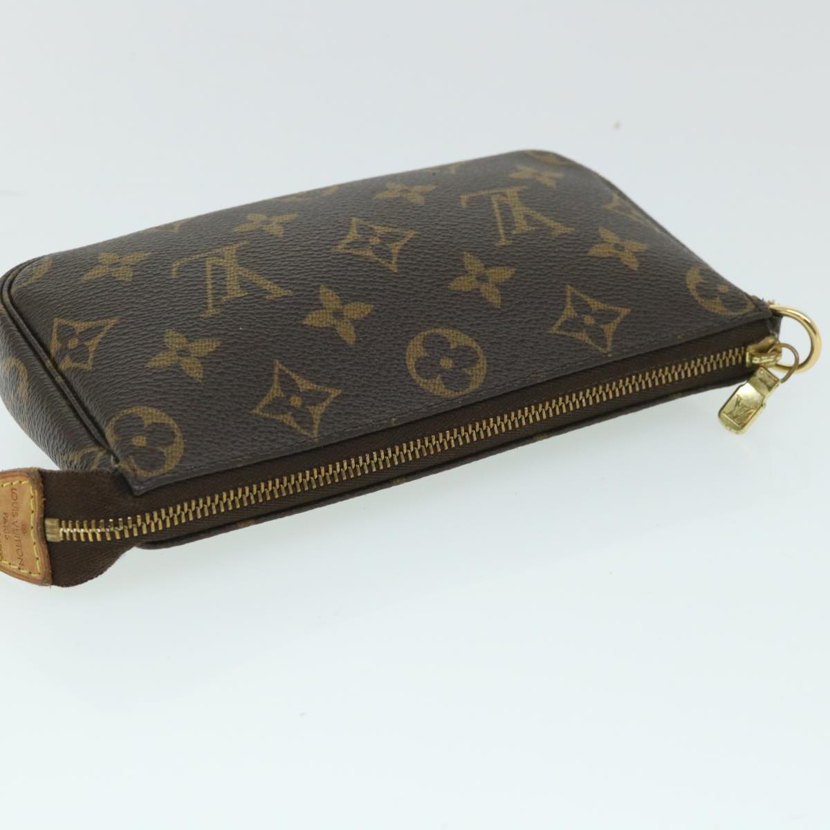 LOUIS VUITTON Monogram Mini Pochette Accessoires Pouch M95804 LV tb898