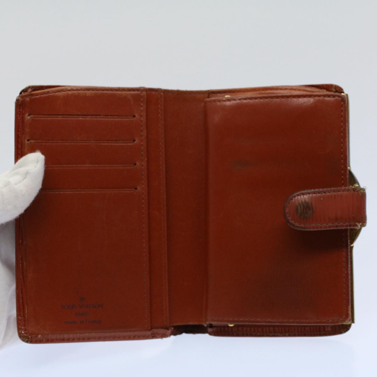 LOUIS VUITTON Monogram Epi Wallet 5Set Brown LV tb902