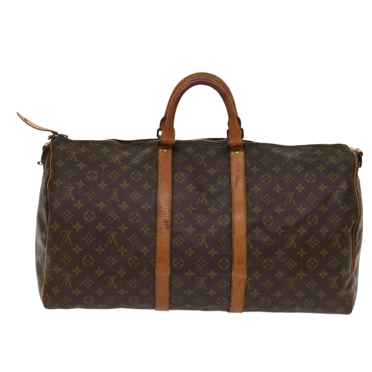 LOUIS VUITTON Monogram Keepall Bandouliere 55 Boston Bag M41414 LV tb970