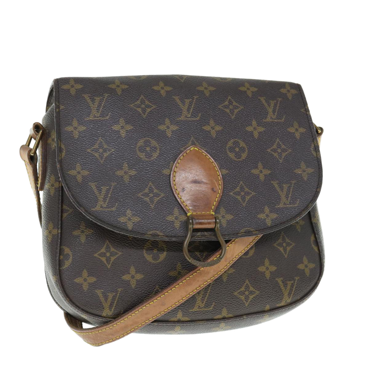 LOUIS VUITTON Monogram Saint Cloud GM Shoulder Bag M51242 LV tb974