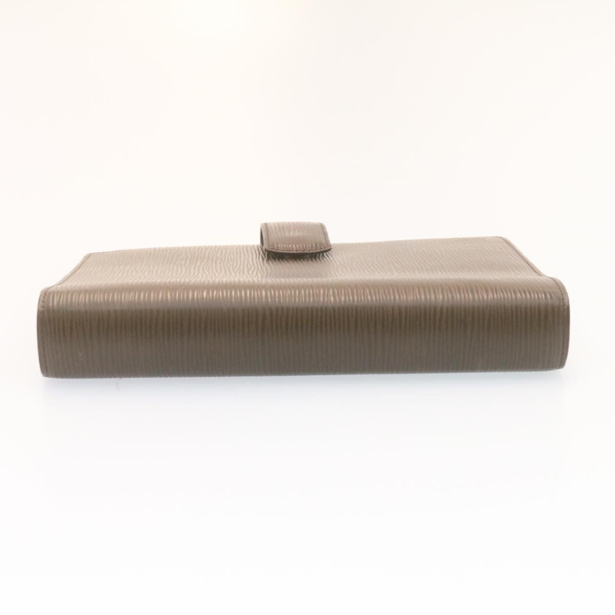 LOUIS VUITTON Epi Agenda GM Day Planner Cover Mocha Brown R2006D LV th1357