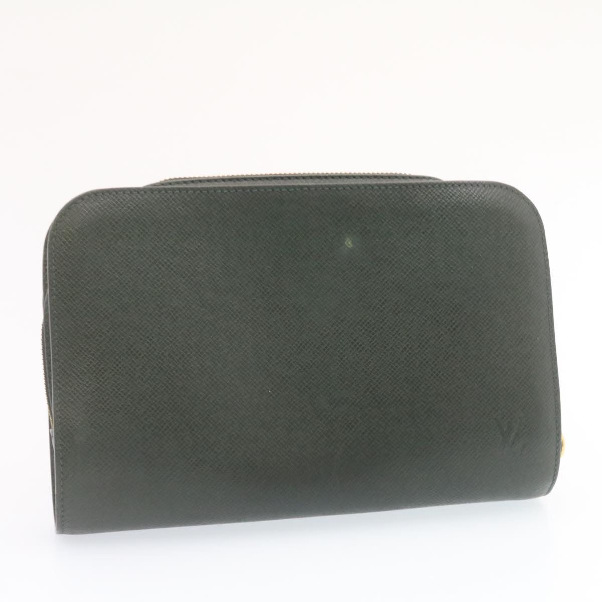 LOUIS VUITTON Taiga Baikal Clutch Bag Epicea M30184 LV th1508