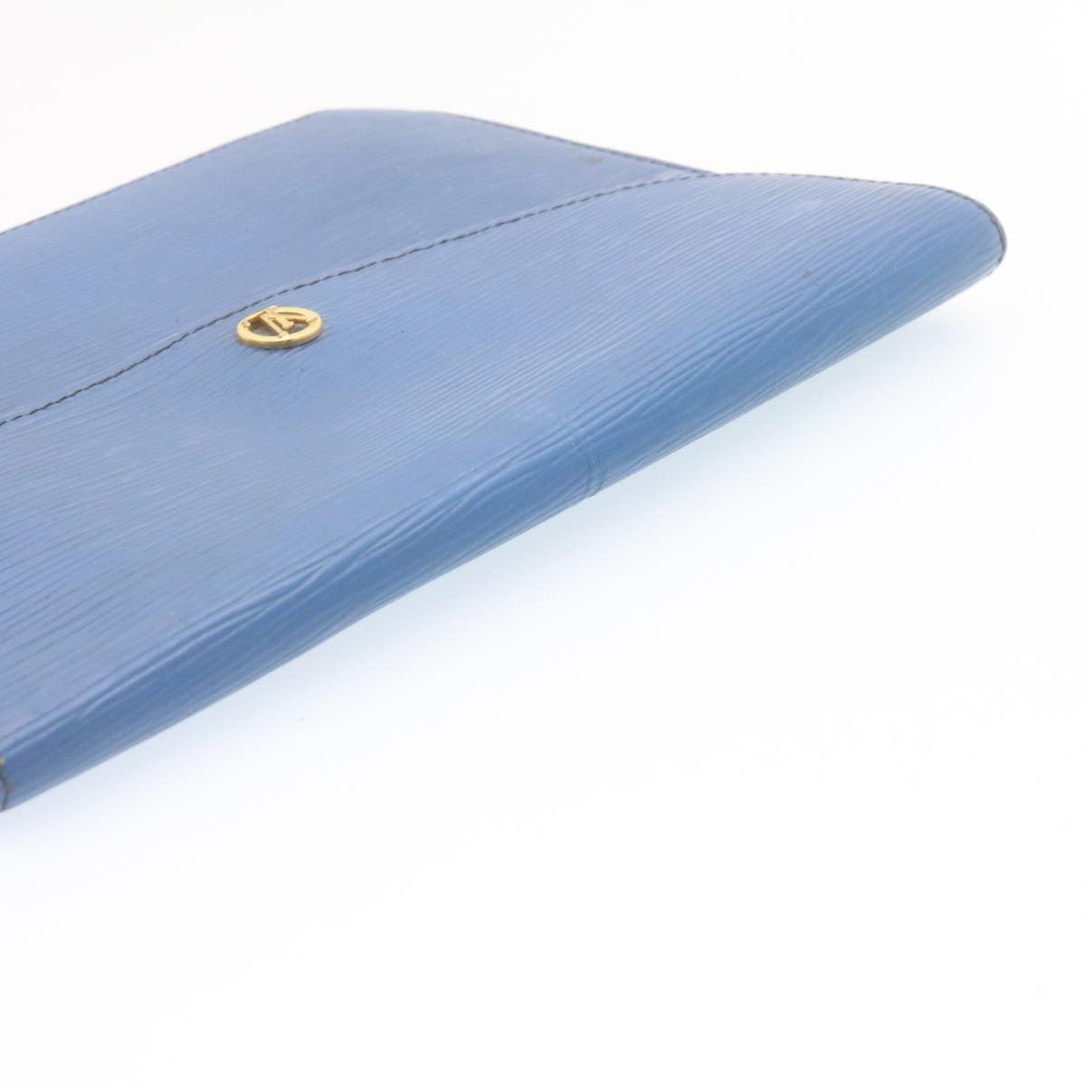 LOUIS VUITTON Epi Montaigne 27 Clutch Bag Blue M52655 LV th1620