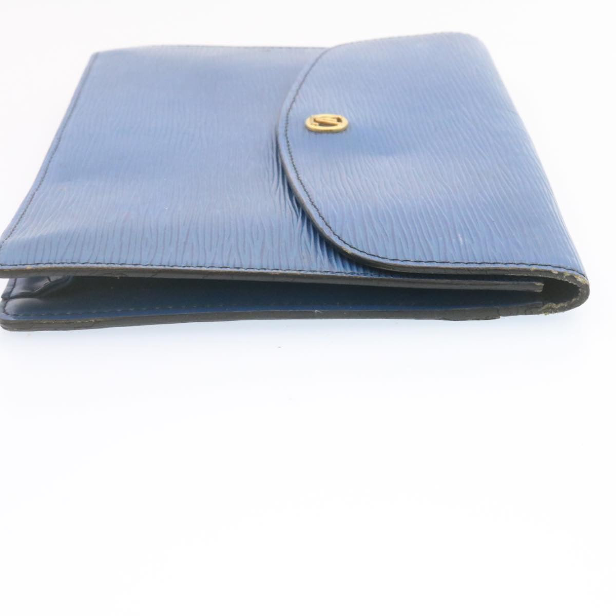 LOUIS VUITTON Epi Montaigne 27 Clutch Bag Blue M52655 LV th1620