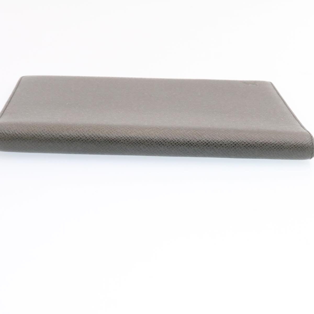 LOUIS VUITTON Taiga Bureau NM Note Cover Ardoise R20409 LV th1726