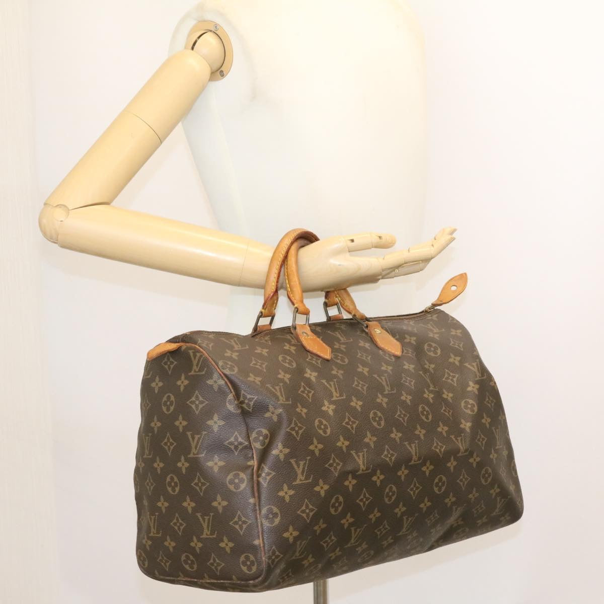 LOUIS VUITTON Monogram Speedy 40 Hand Bag M41522 LV th1870