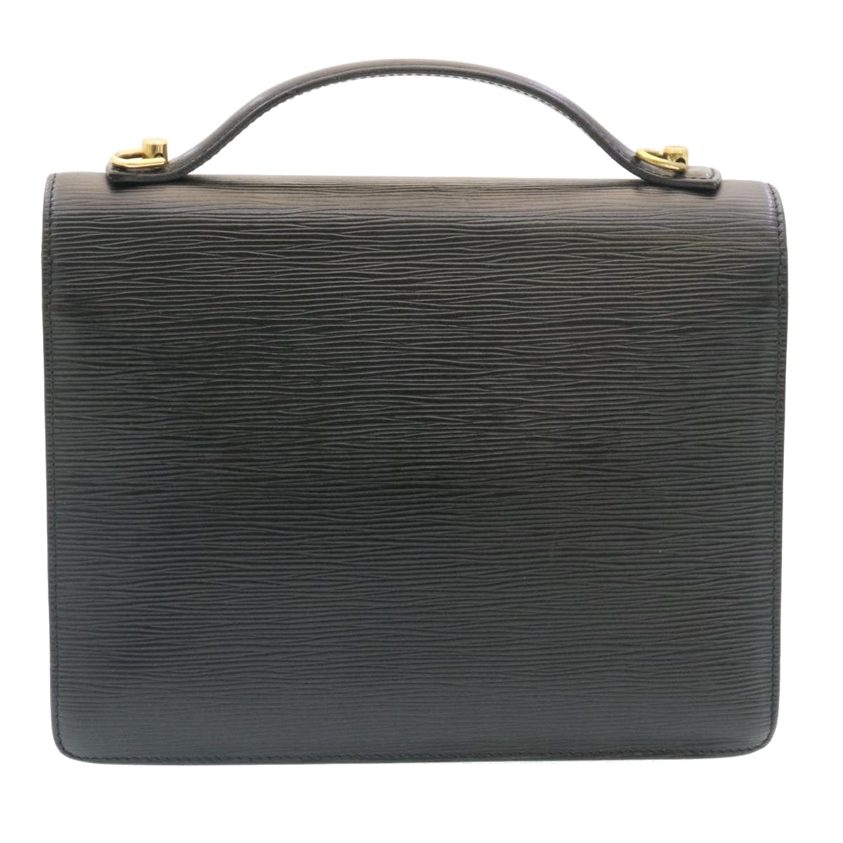 LOUIS VUITTON Epi Monceau Hand Bag Black M52122 LV th2099