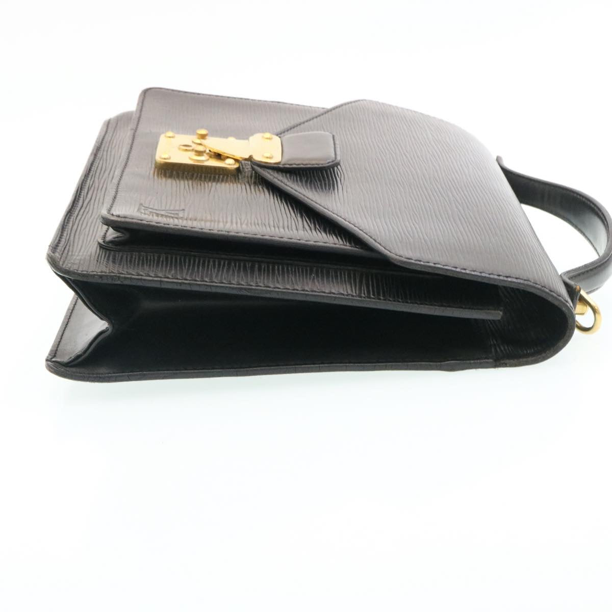 LOUIS VUITTON Epi Monceau Hand Bag Black M52122 LV th2099