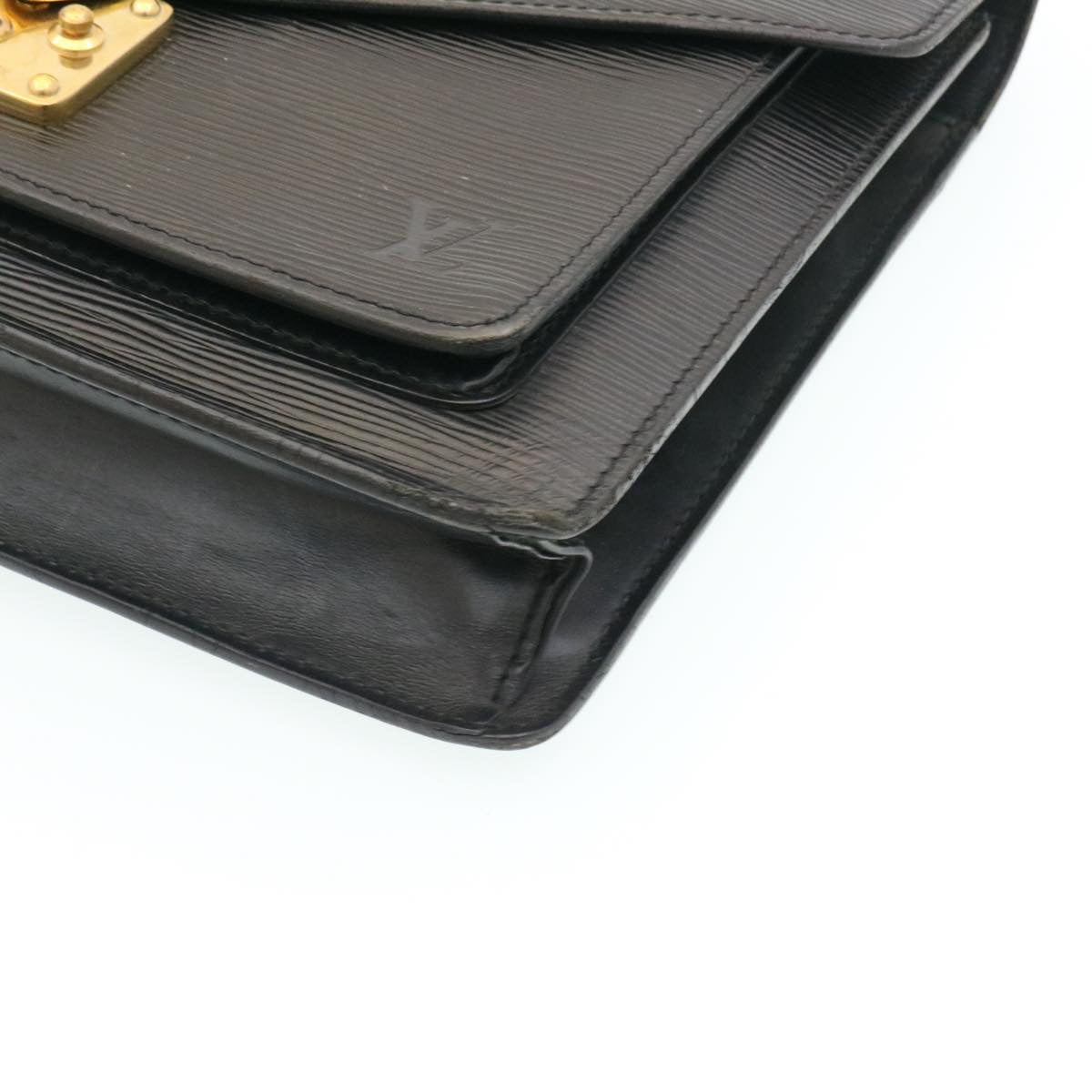LOUIS VUITTON Epi Monceau Hand Bag Black M52122 LV th2099