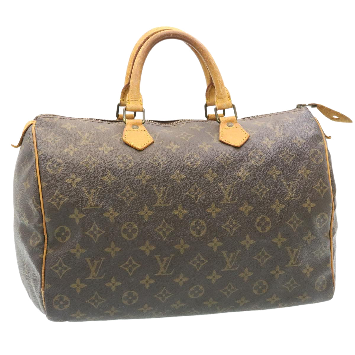 LOUIS VUITTON Monogram Speedy 35 Hand Bag M41524 LV th2156