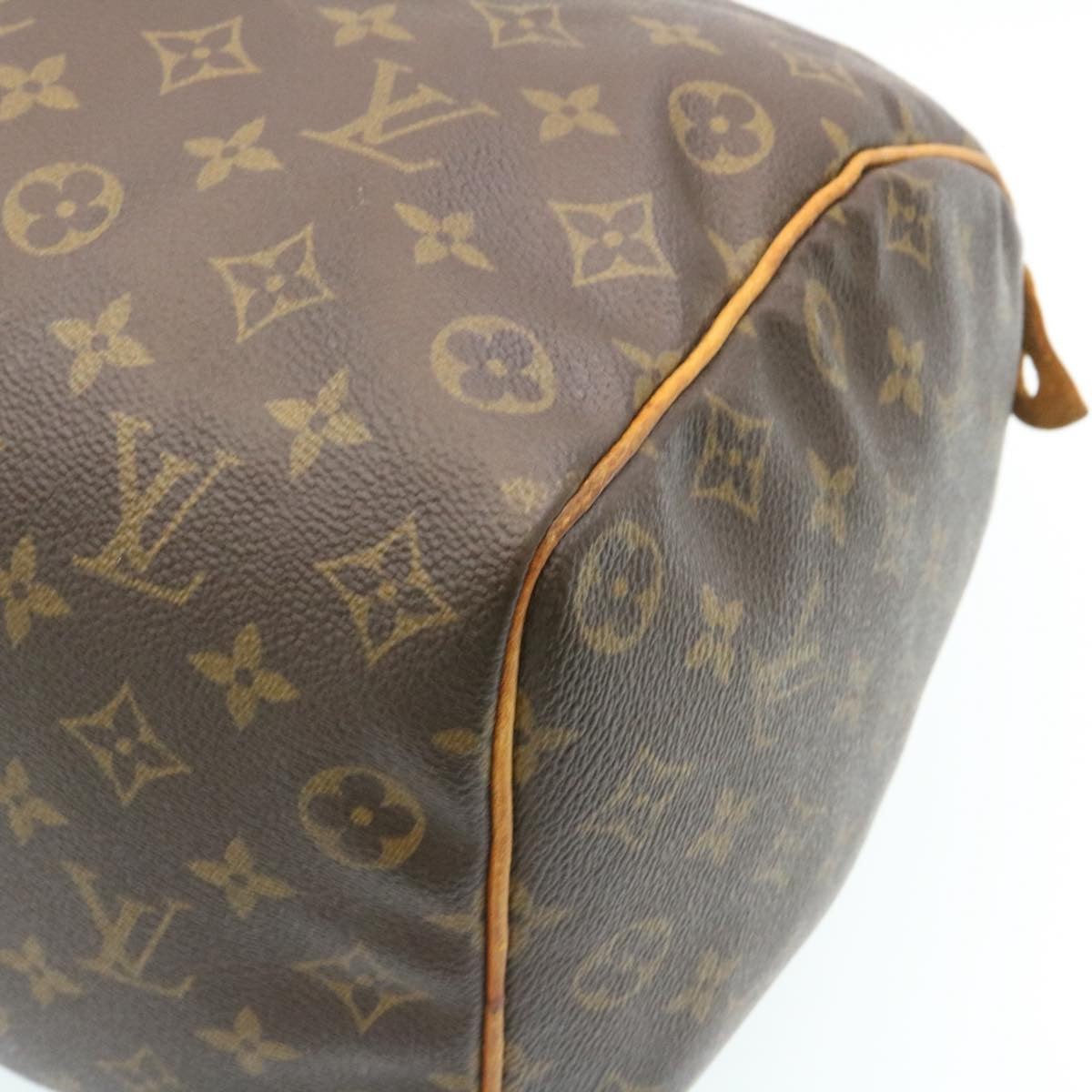 LOUIS VUITTON Monogram Speedy 35 Hand Bag M41524 LV th2156