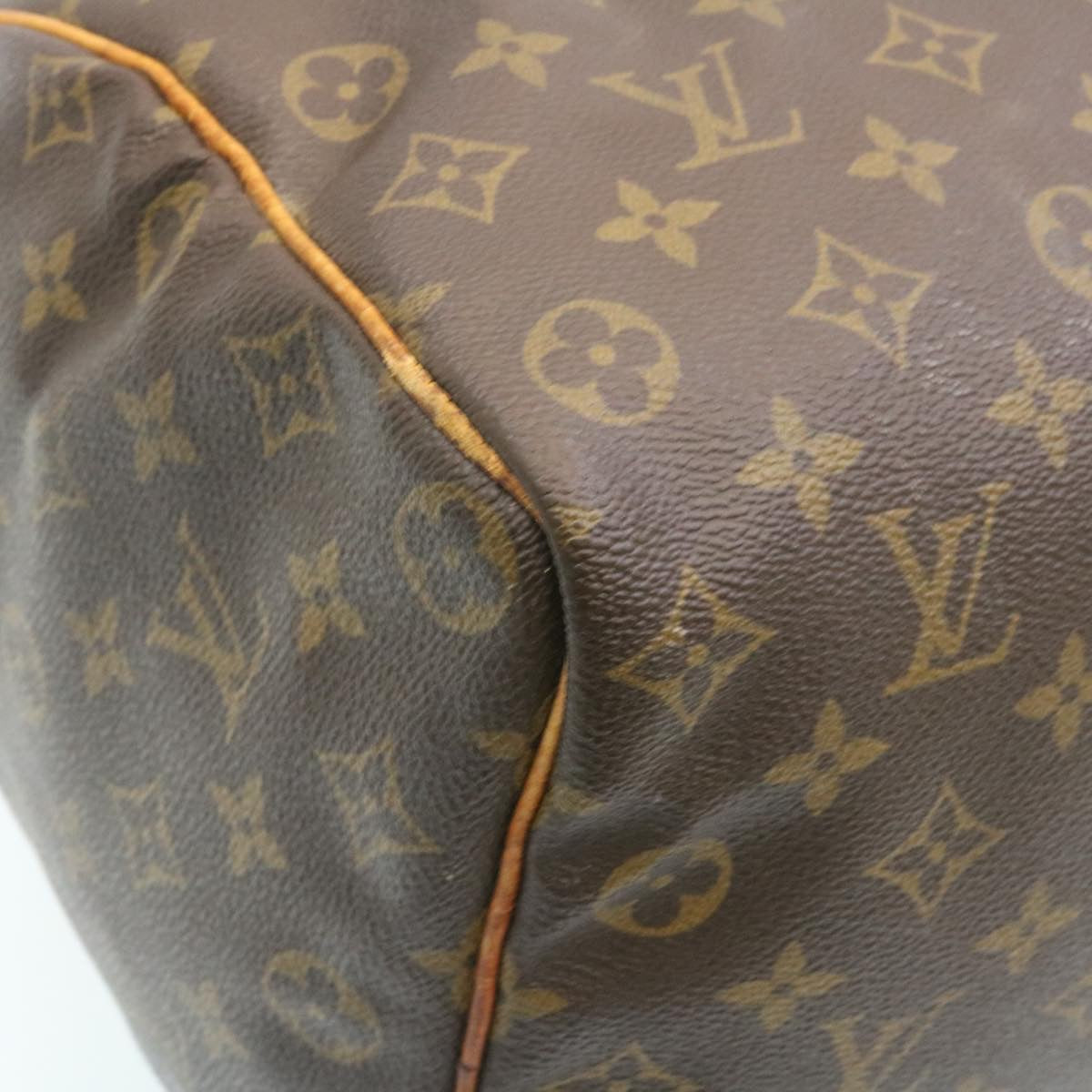 LOUIS VUITTON Monogram Speedy 35 Hand Bag M41524 LV th2156