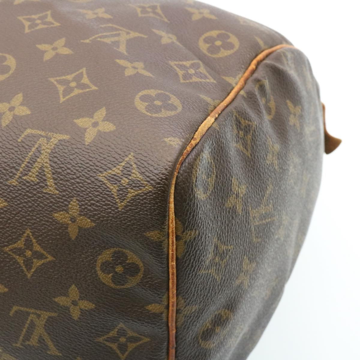 LOUIS VUITTON Monogram Speedy 35 Hand Bag M41524 LV th2156