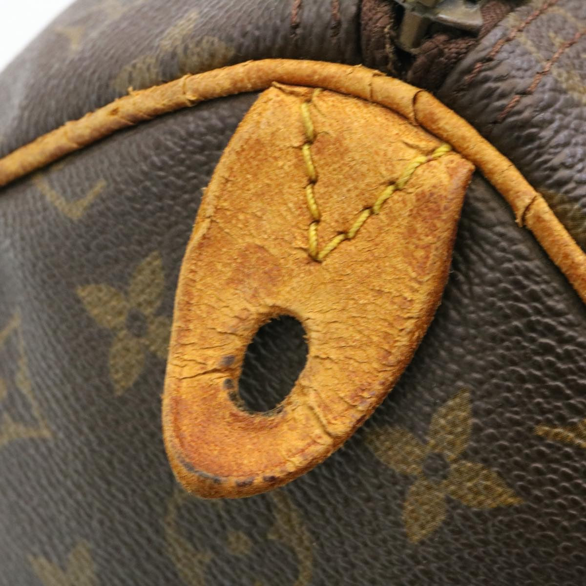 LOUIS VUITTON Monogram Speedy 35 Hand Bag M41524 LV th2156