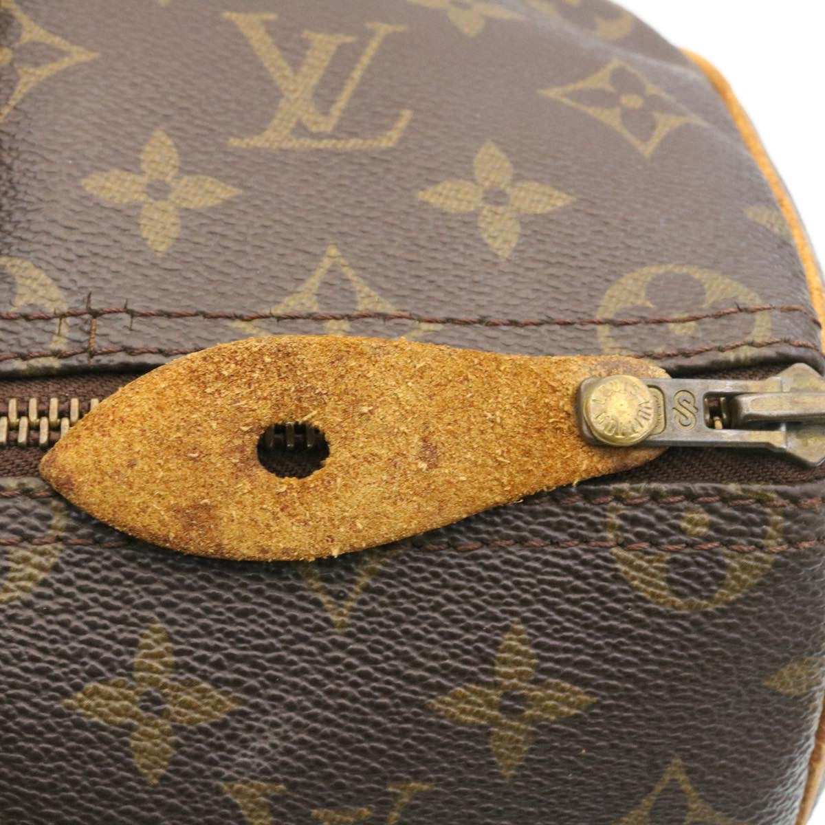 LOUIS VUITTON Monogram Speedy 35 Hand Bag M41524 LV th2156
