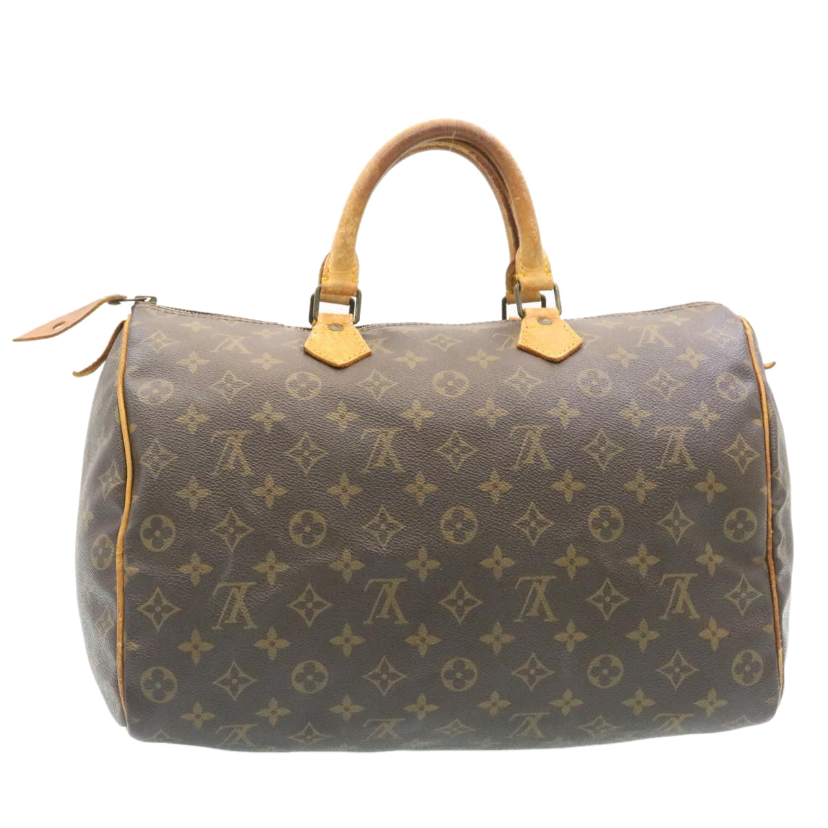 LOUIS VUITTON Monogram Speedy 35 Hand Bag M41524 LV th2156